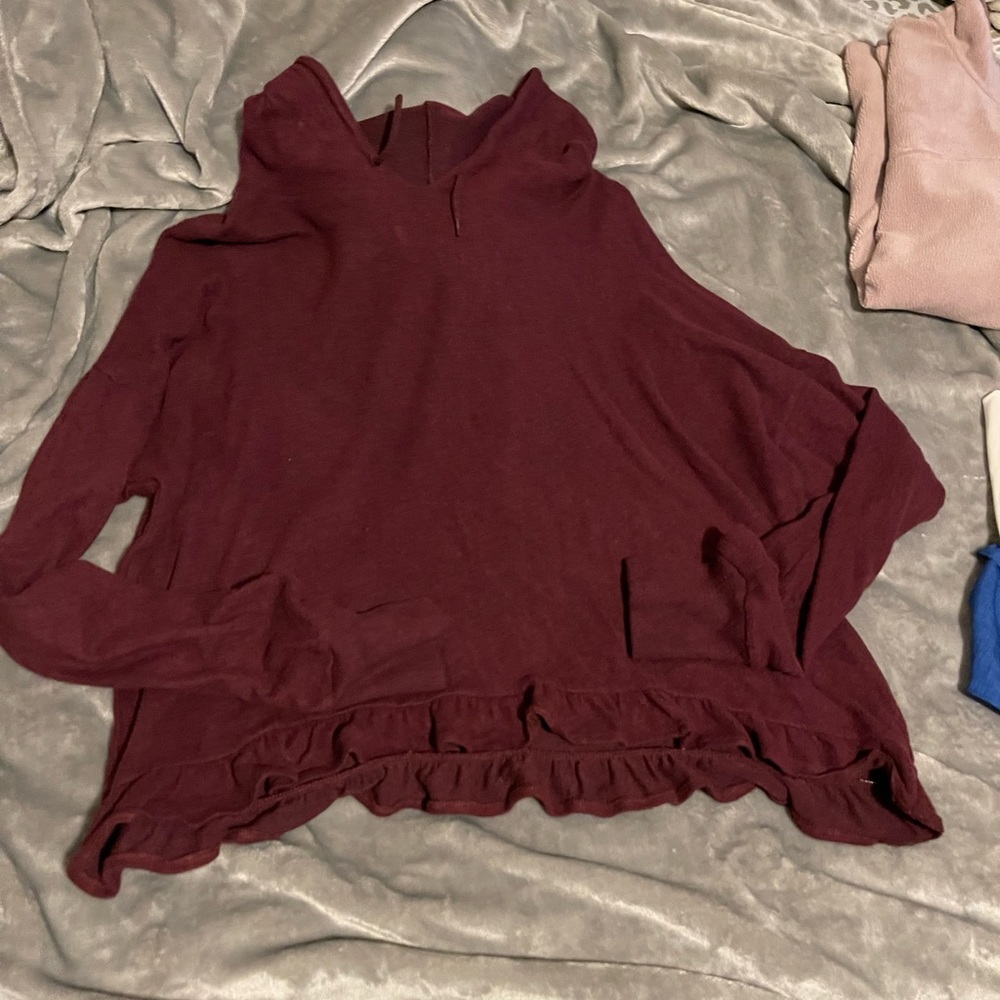 Maroon hoodie